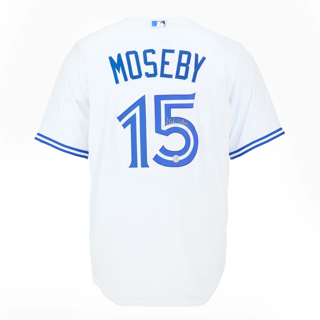 Lloyd Moseby Autographed Toronto Blue Jays White Nike Jersey