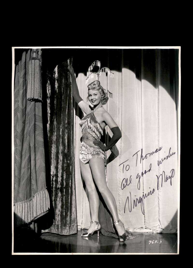 Virginia Mayo JSA Loa Signed 8x10 Photo Autograph