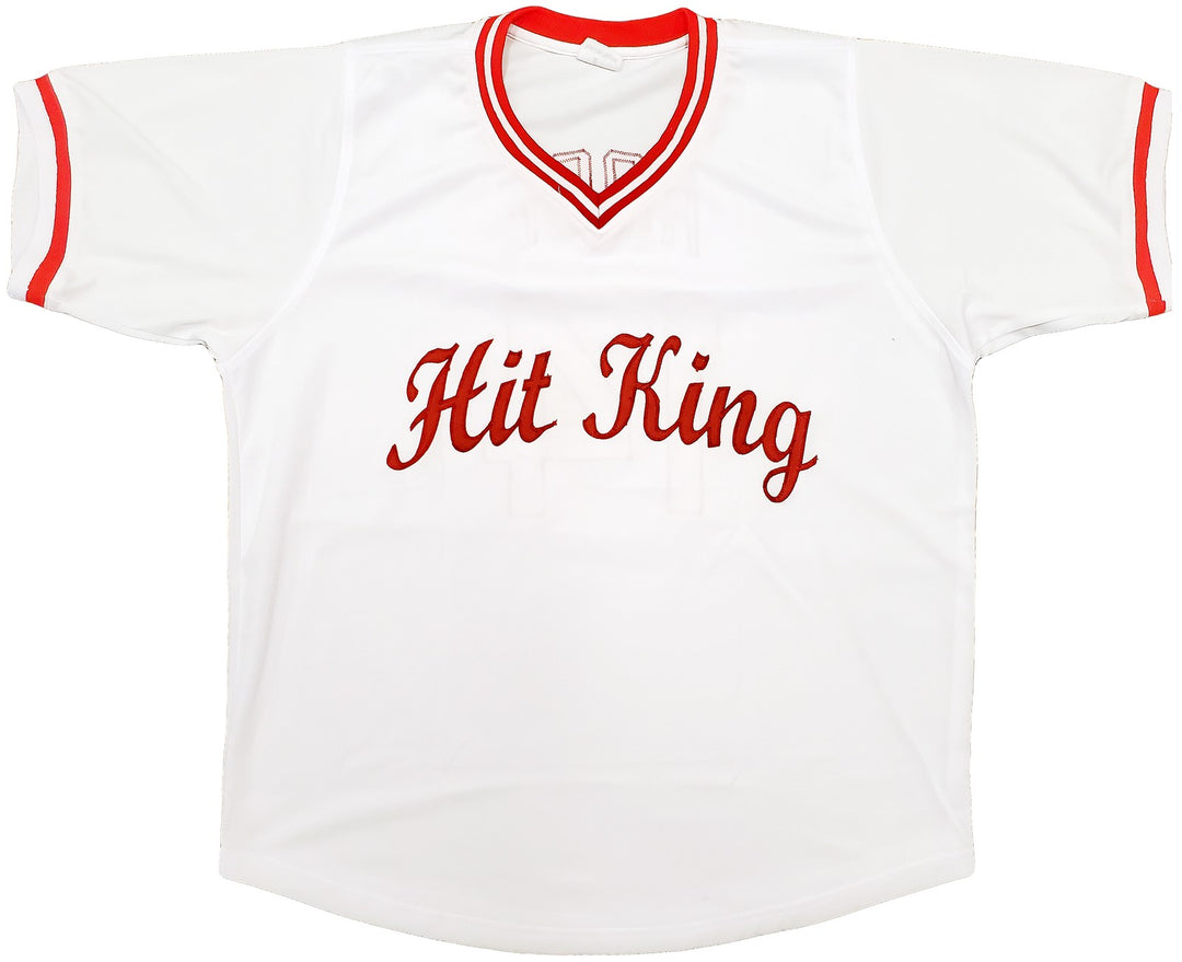 Cincinnati Reds Pete Rose Autographed Signed White Jersey PR Holo