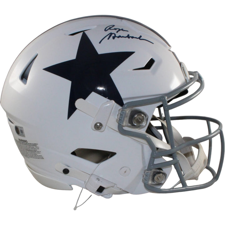 Roger Staubach Autographed Dallas Cowboys SpeedFlex TB Helmet Beckett 57304