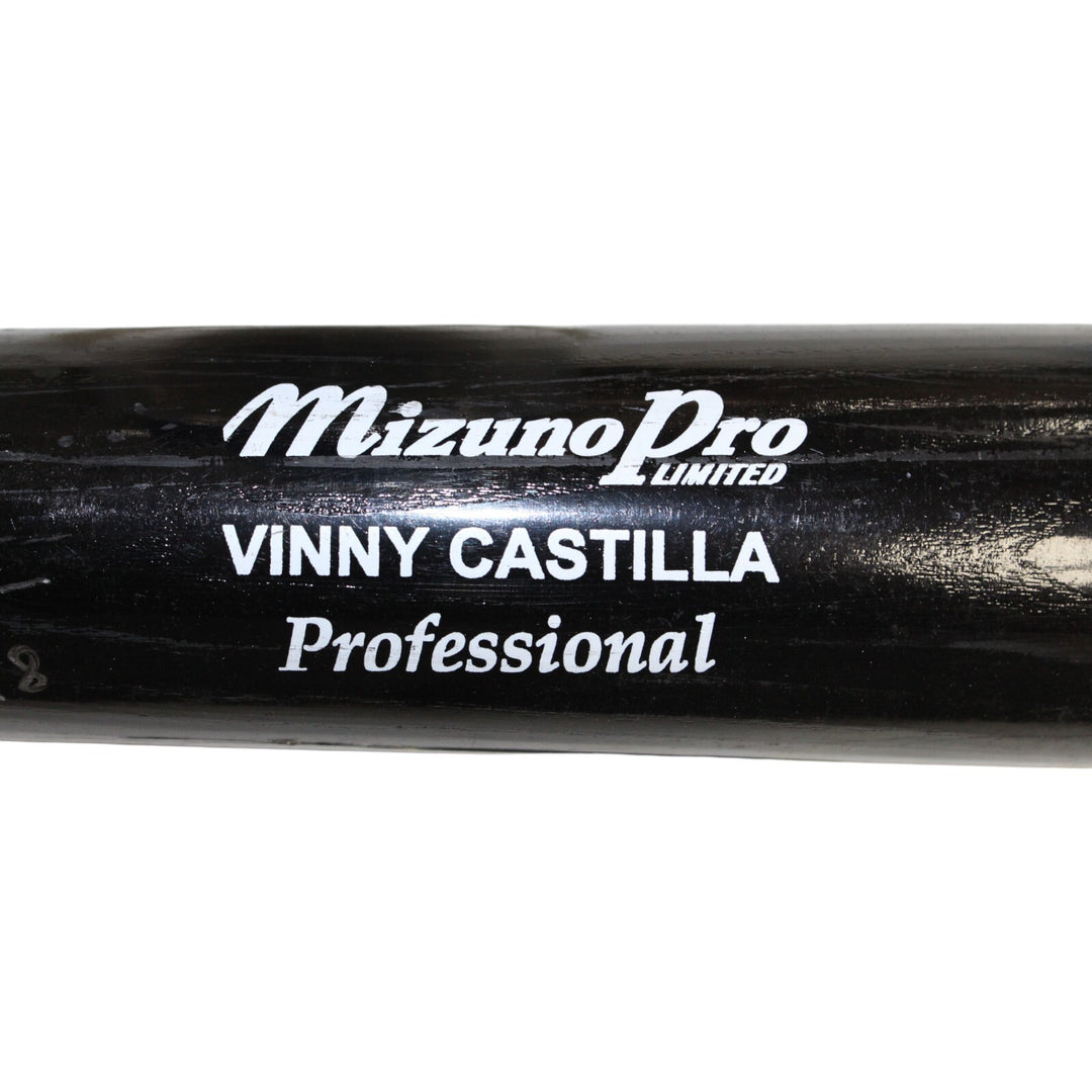 Vinny Castilla Signed Game Used Colorado Rockies Bat '98 Beckett 43261