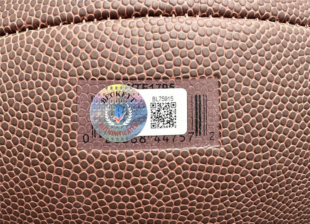 Richard Sherman signed Replica NFL Football Seahawks 49ers autograph Beckett BAS