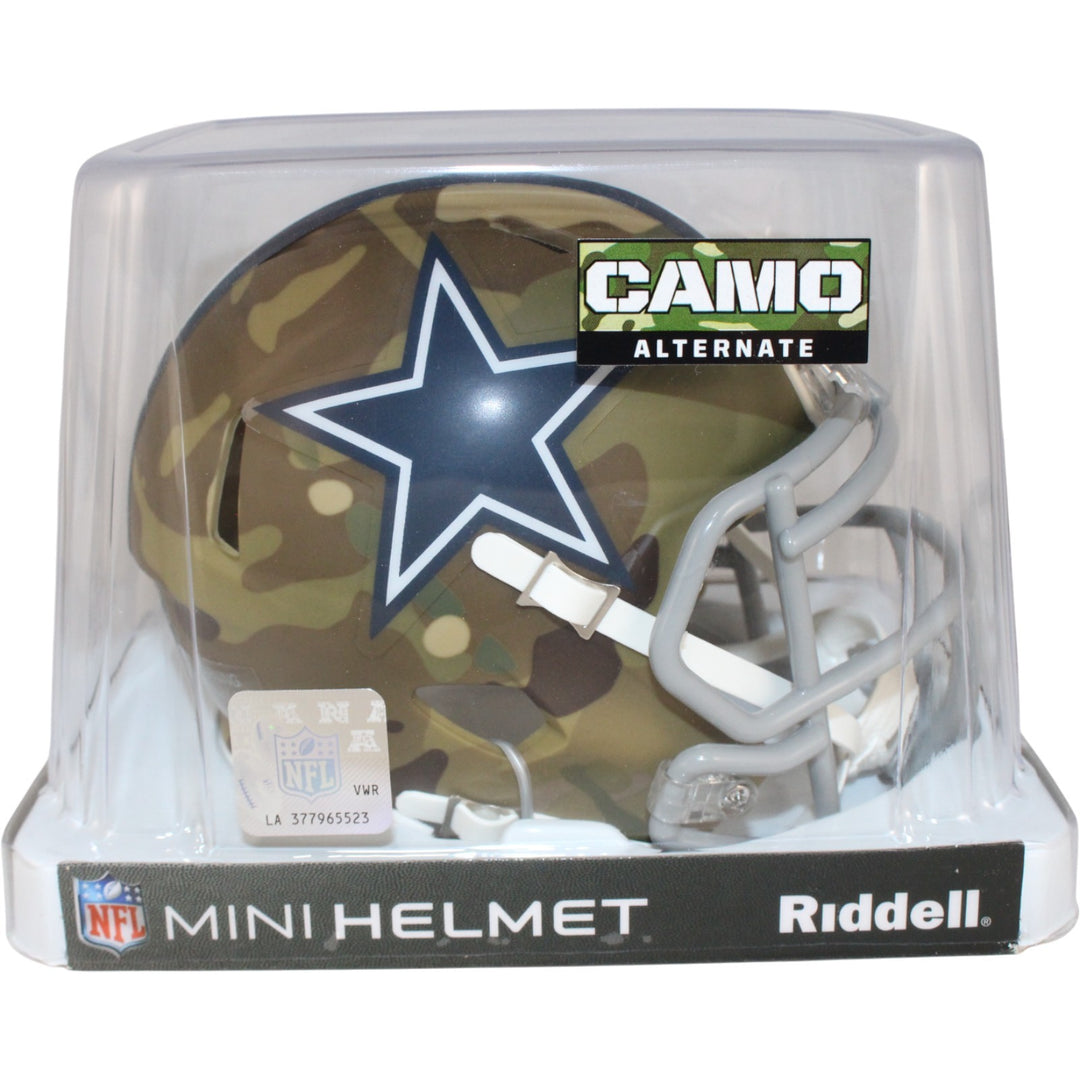 Dallas Cowboys Riddell New In Box Rare Limited Edition Camo Mini Helmet 26455
