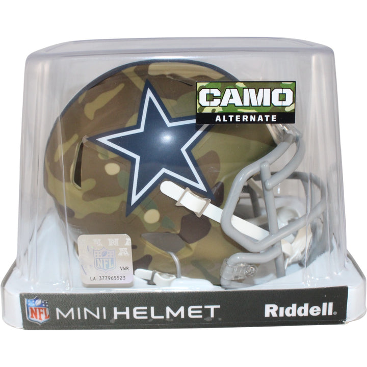 Dallas Cowboys Riddell New In Box Rare Limited Edition Camo Mini Helmet 26455