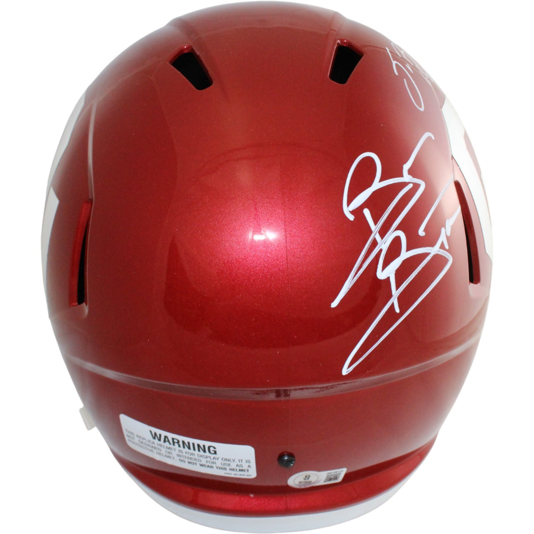 Sam Bradford Peterson Bosworth Signed Oklahoma Sooners F/S Helmet Beckett 54255