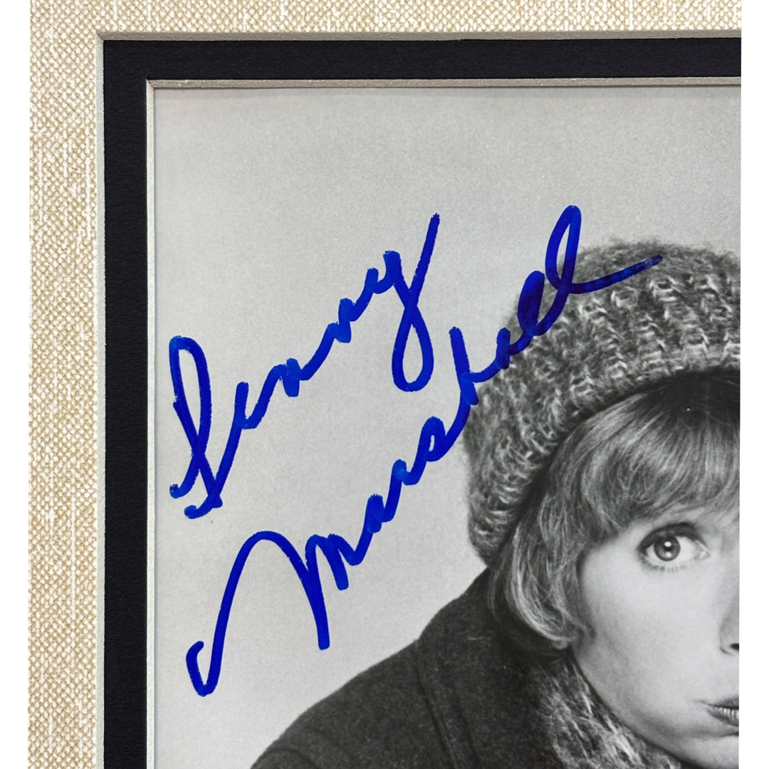 Laverne & Shirley Cast Signed JSA Framed Photo Cut Signed PSA Marshall Williams