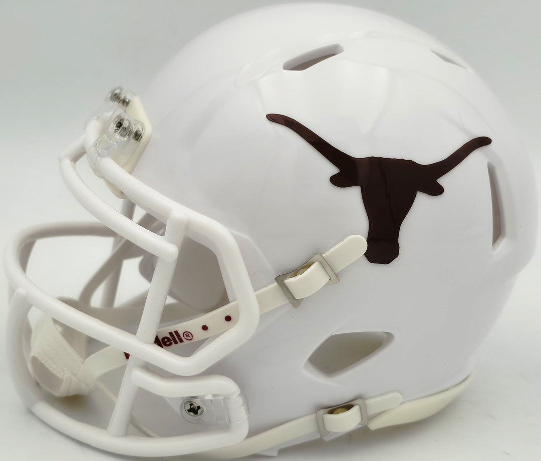 Byron Murphy II Signed Texas Longhorns White Speed Mini Helmet MCS Holo