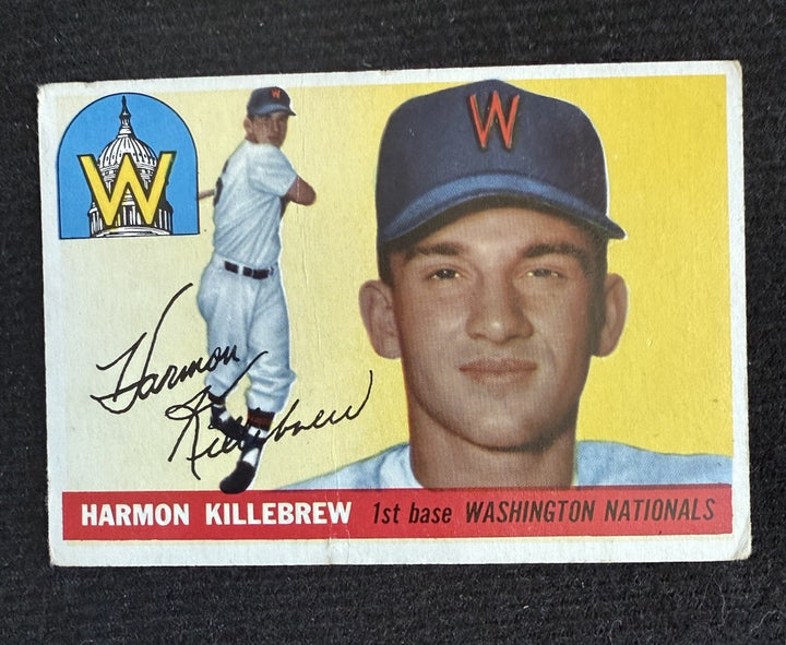 1955 Topps #124 Harmon Killebrew RC VG+ Washington Senators HOF Twins Rookie