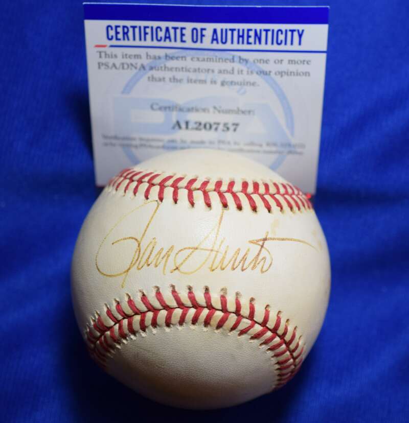 Ron Santo PSA DNA Coa Autograph American League OAL Signed Baseball
