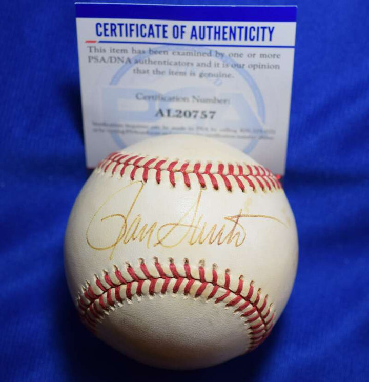 Ron Santo PSA DNA Coa Autograph American League OAL Signed Baseball