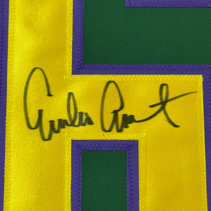 Framed Autographed/Signed Emilio Estevez Gordon Bombay 35x39 Jersey PSA COA