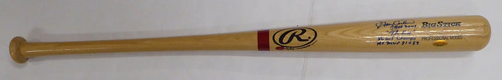 Gary Carter Auto Rawlings Bat Expos "HOF 2001 The Kid, WS Champs AS MVP" Beckett