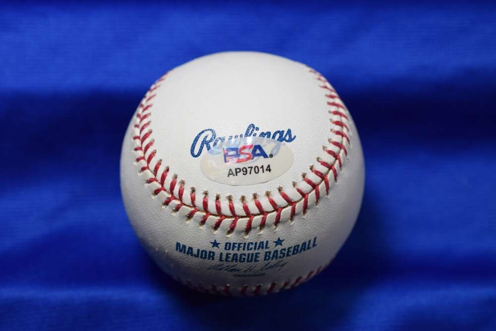 Lou Brock PSA DNA Coa Autograph Major League OML Signed Baseball Cardinals