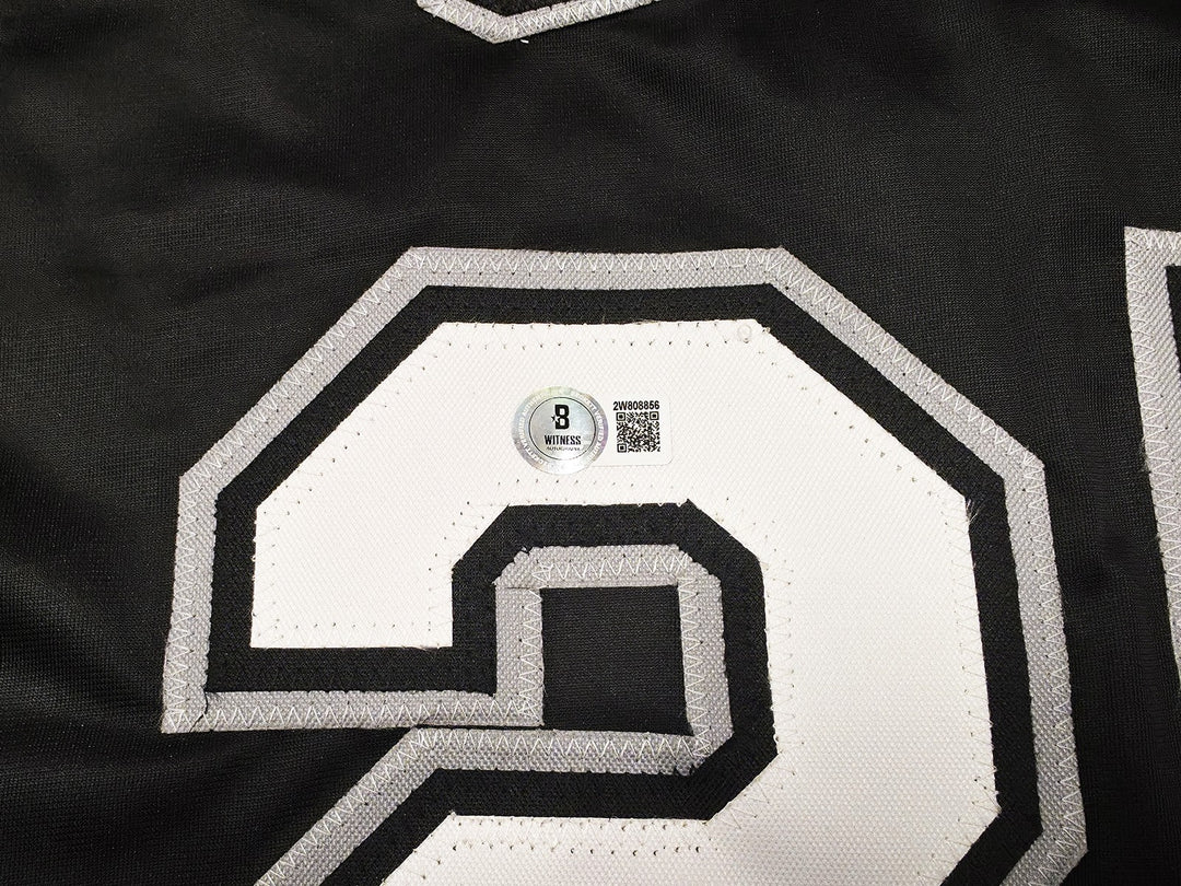 Chicago White Sox Sammy Sosa Signed Black Jersey Beckett BAS Witness
