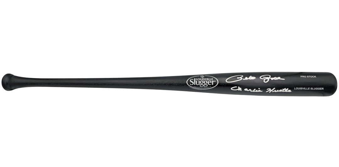 Pete Rose Auto Black L Slugger Pro Stock Baseball Bat Charlie Hustle Beckett