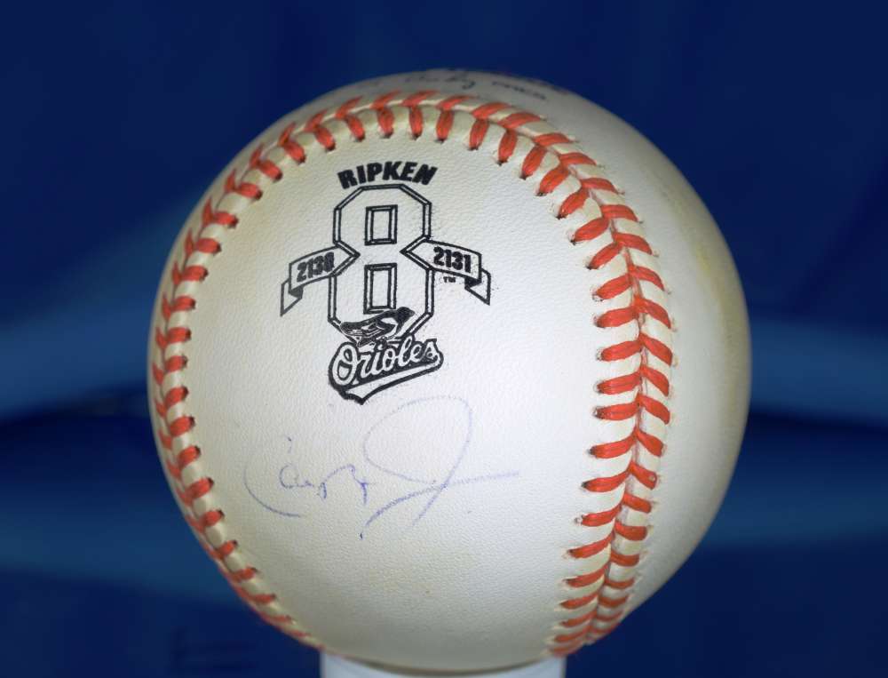 Cal Ripken Jr  Steiner American League Autograph Baseball Authenticated Signed