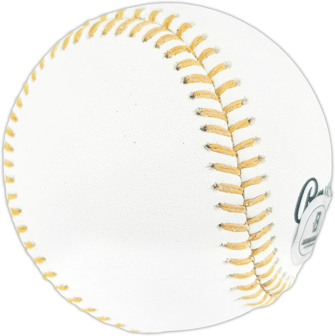 Dave Concepcion Auto Official Gold Glove Baseball Reds "5x GG" Smudge Beckett