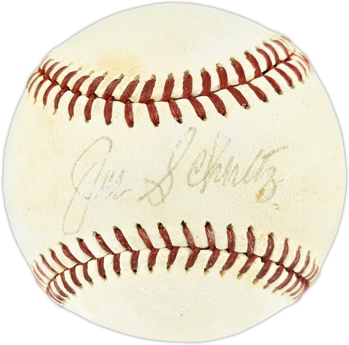 Joe Schultz Auto Offic Feeney NL Baseball St. Louis Cardinals Seattle Pilots JSA