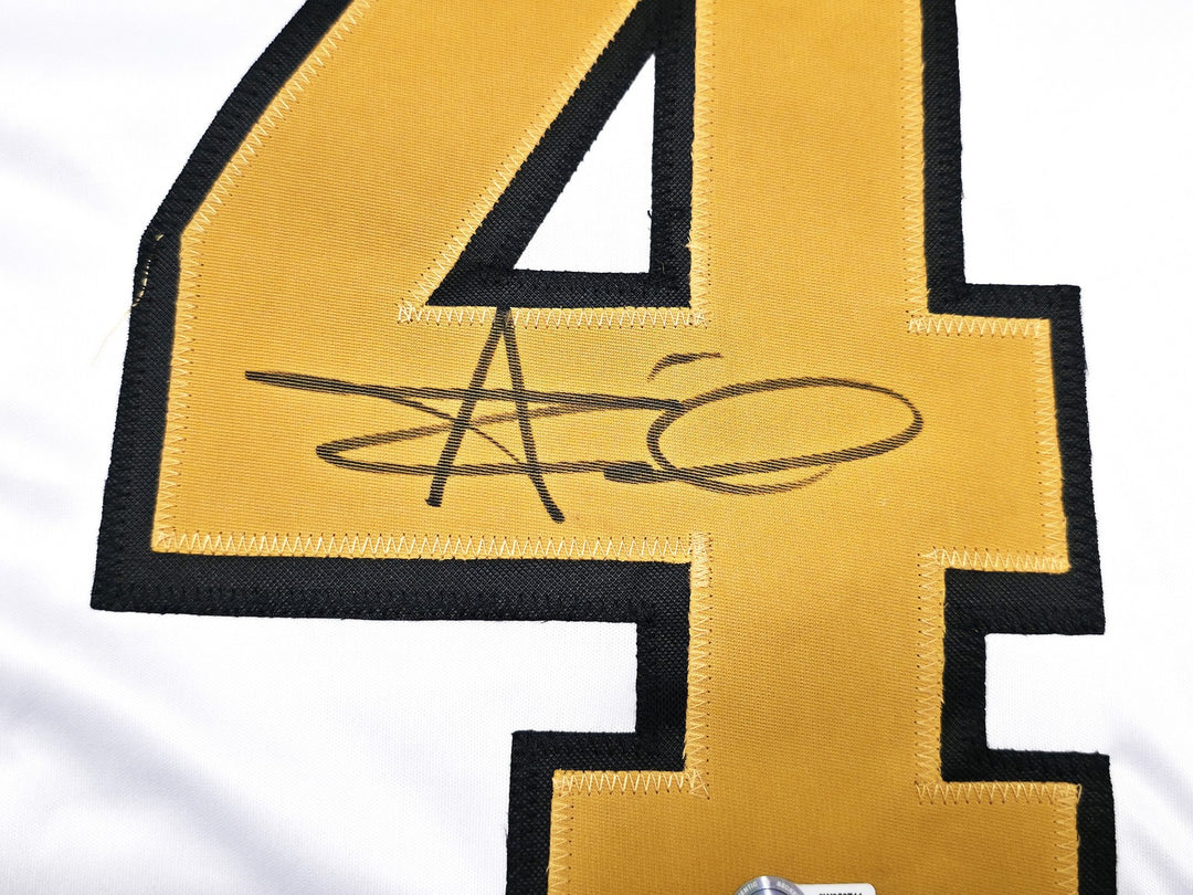 New Orleans Saints Alvin Kamara Autographed Signed White Jersey Beckett Wit