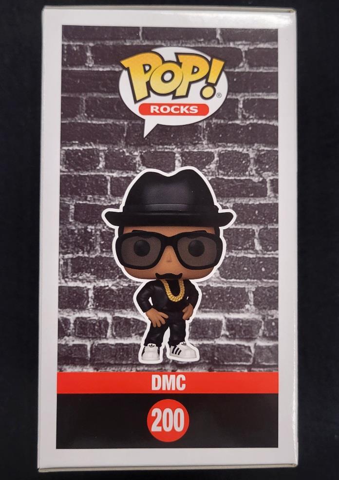 Darryl McDaniels signed RUN DMC Funko Pop! figure autograph ~ Beckett BAS