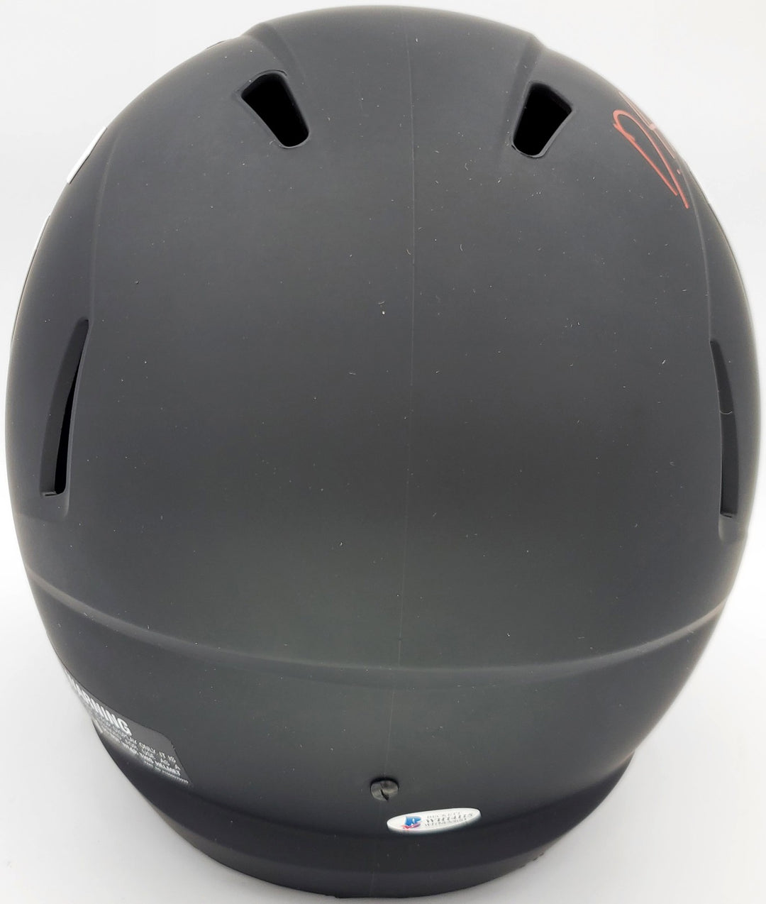 Devonta Smith Auto Alabama Tide Eclipse Black Full Size Rep Helmet Heisman BAS