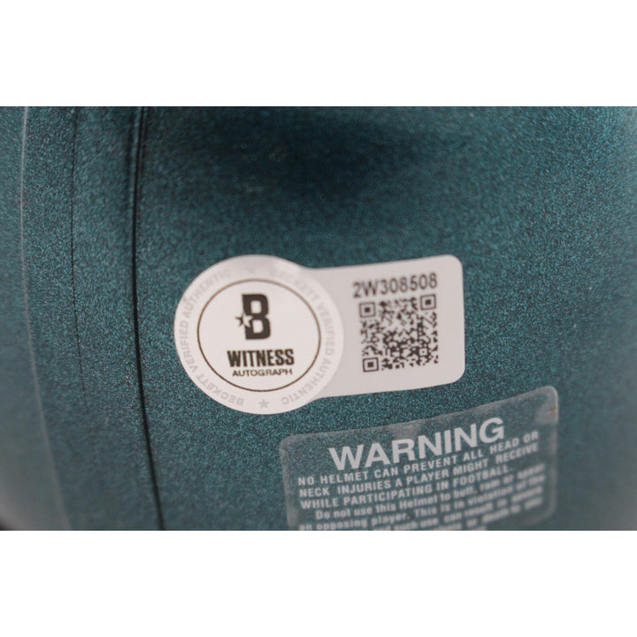 Brian Dawkins Autographed Philadelphia Eagles VSR4 Mini Helmet HOF Beckett 49108