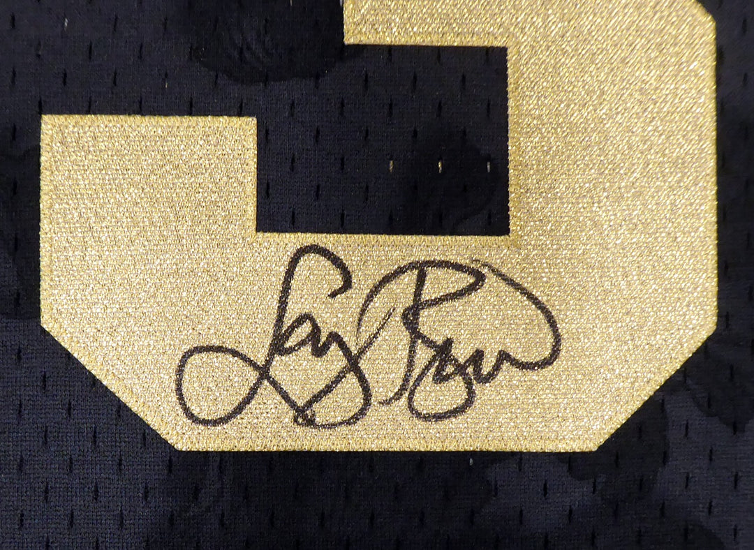 Celtics Larry Bird Auto Black Mitchell Ness Toile Swingman Jersey XXL Beckett