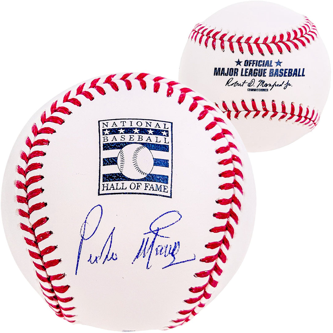 Pedro Martinez Signed Official HOF Logo Baseball Boston Red Sox Beckett Witness