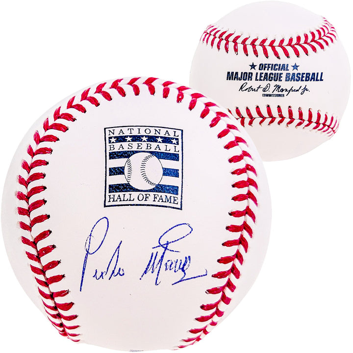 Pedro Martinez Signed Official HOF Logo Baseball Boston Red Sox Beckett Witness