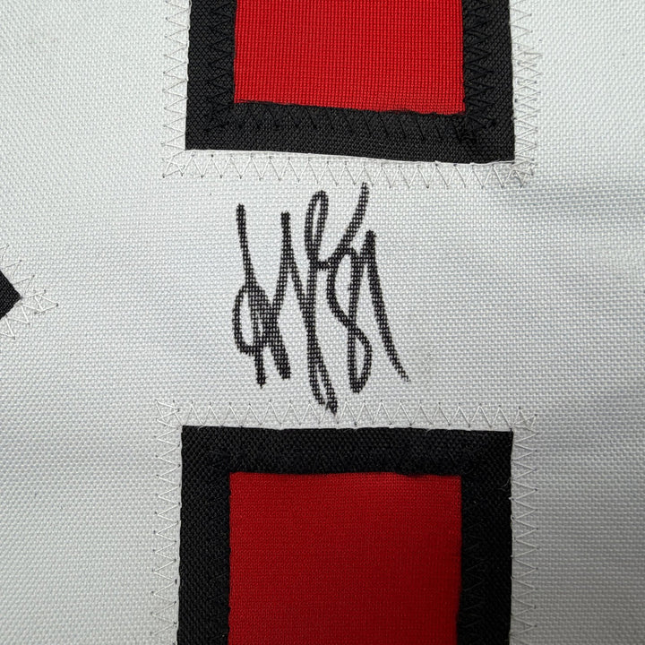 Autographed/Signed Arseni Gritsyuk New Jersey NJ Red Hockey Jersey JSA COA