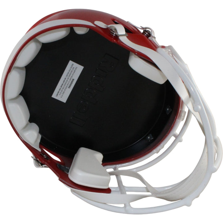Tony Gonzalez Autographed Kansas City Chiefs F/S Helmet Beckett Witness 56411