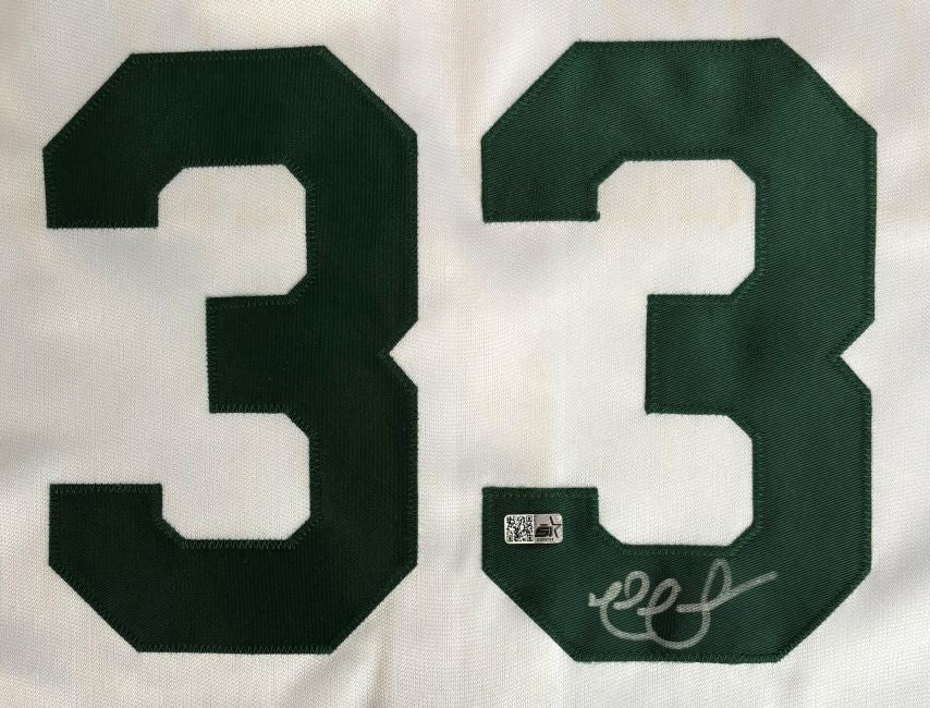 Nick Swisher Oakland Signed White Baseball Jersey Sports Integrity
