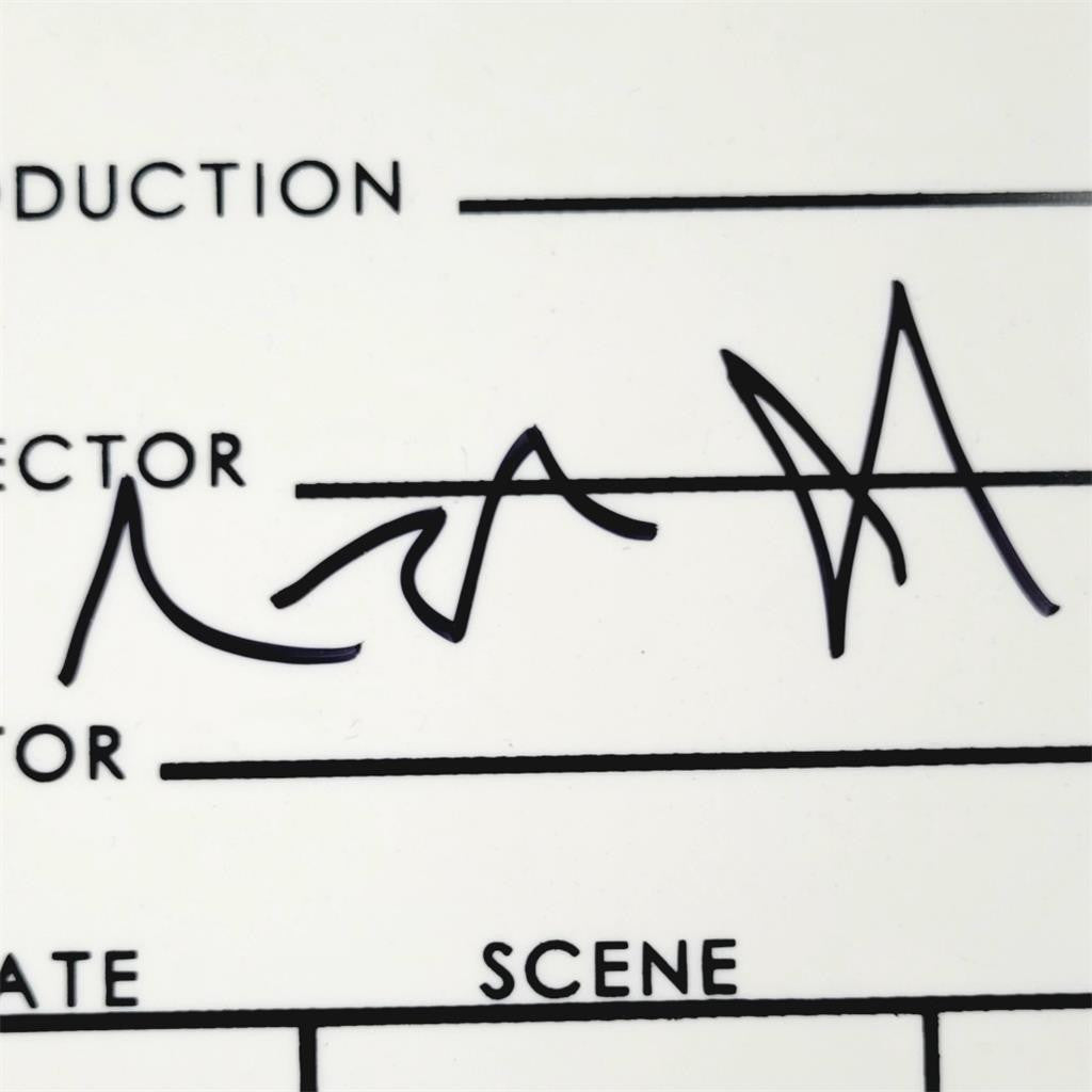 Angelina Jolie signed Movie Director's Clap Board Clapper autograph Beckett BAS