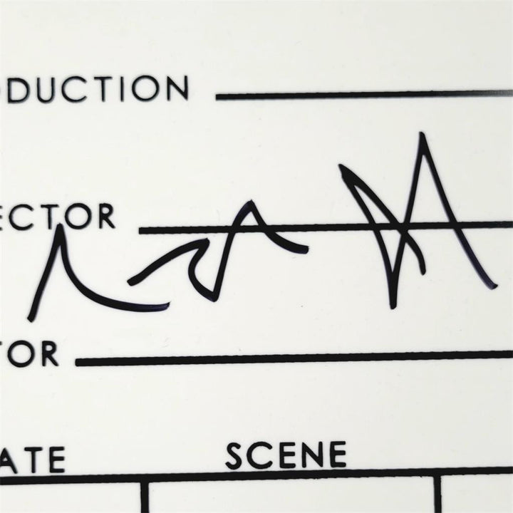 Angelina Jolie signed Movie Director's Clap Board Clapper autograph Beckett BAS