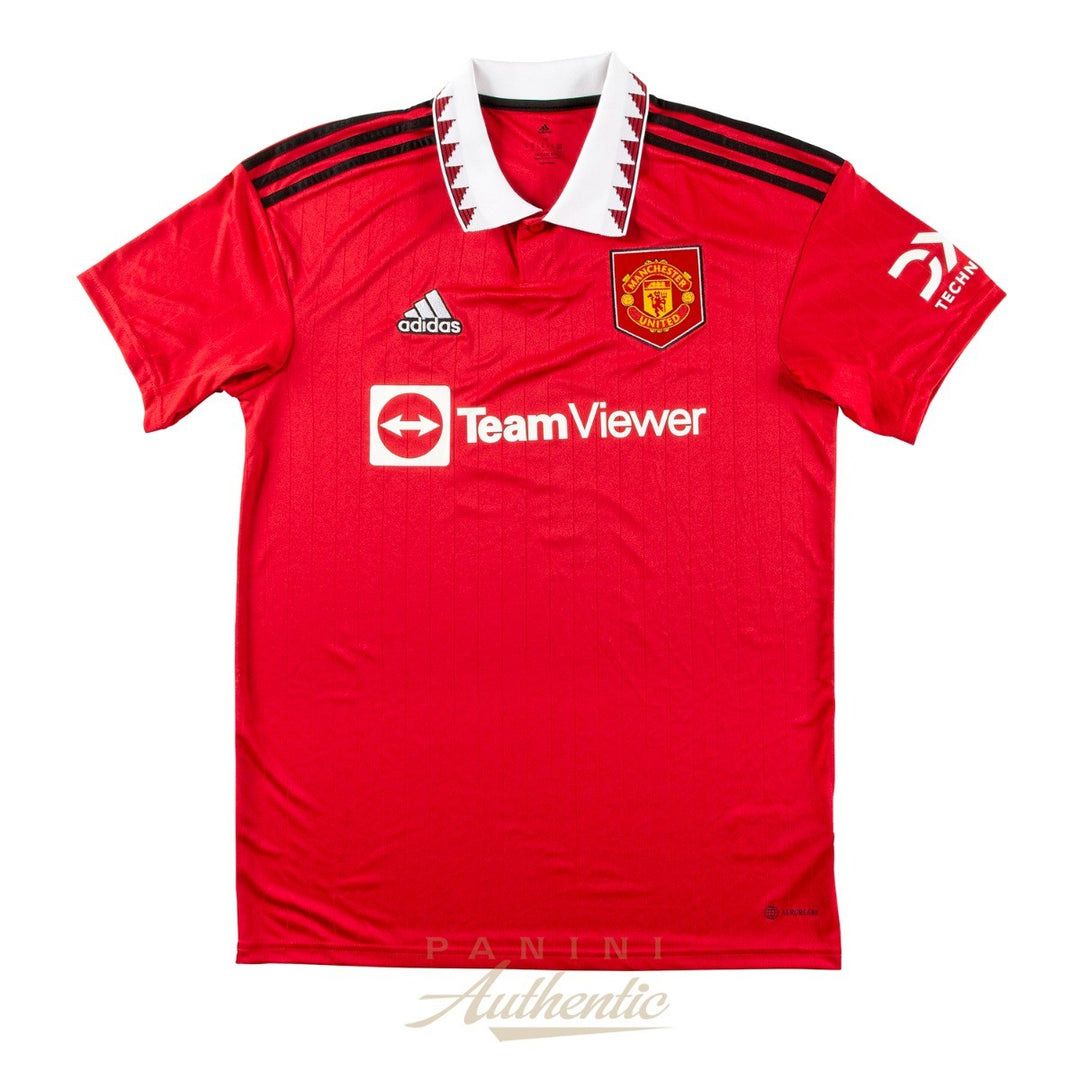 David Beckham Signed Manchester United Adidas Replica Jersey Panini