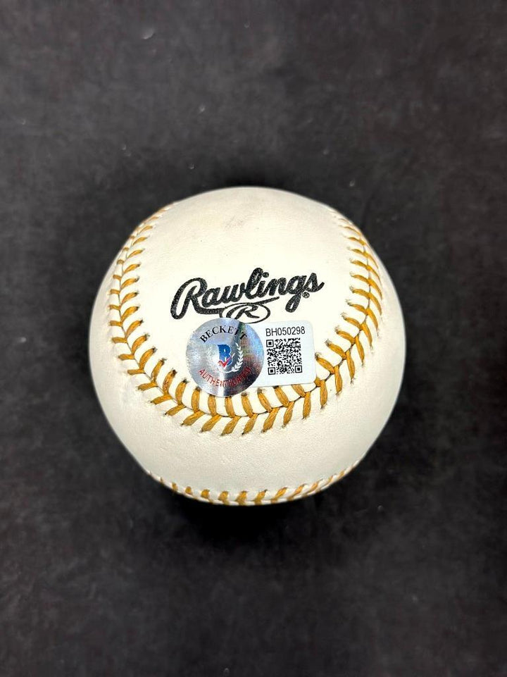 Johnny Bench signed "HOF 89" Gold Glove GG Baseball autograph Beckett BAS