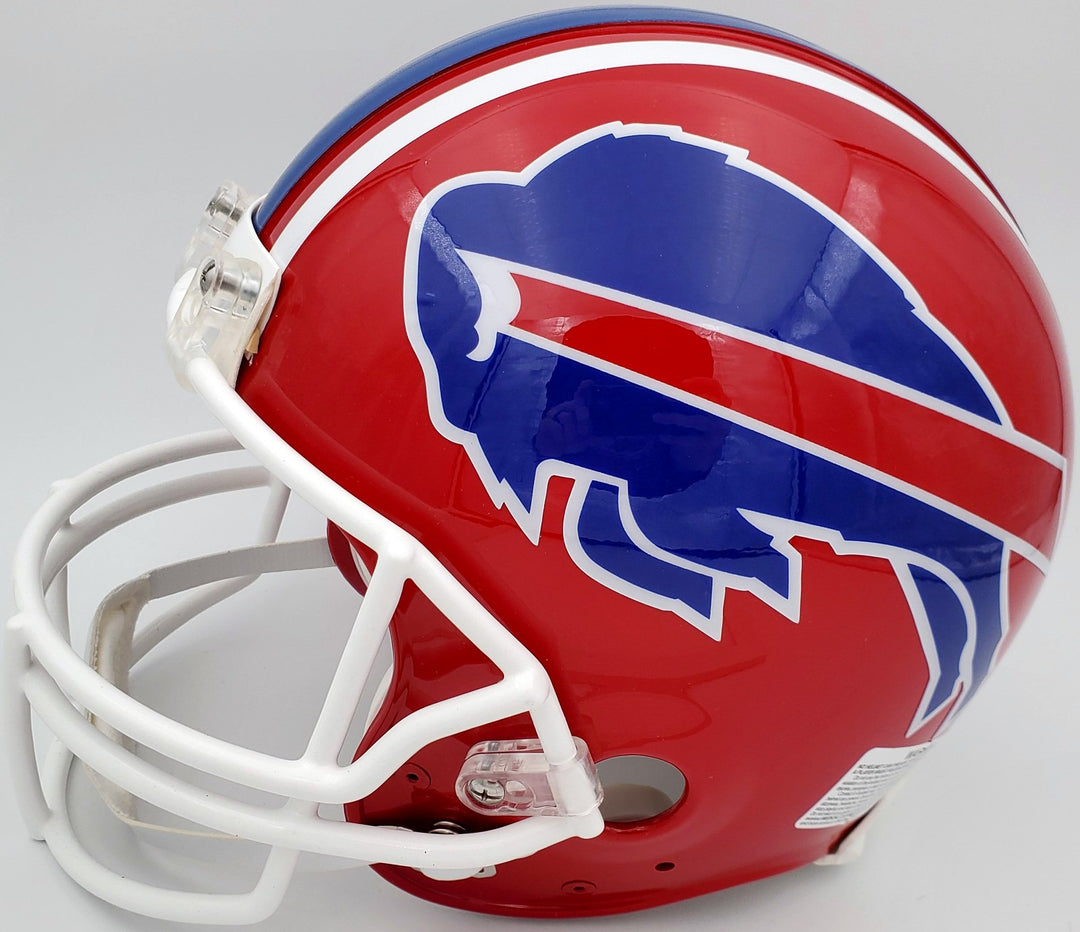 Bills Greats Auto Proline Full Size Red Helmet Jim Kelly, Thurman Thomas & Reed