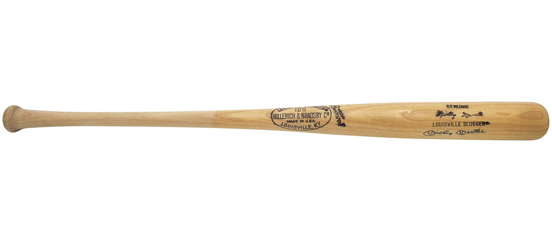 Mickey Mantle Signed Blonde L Slugger Game Model Baseball Bat Yankees JSA