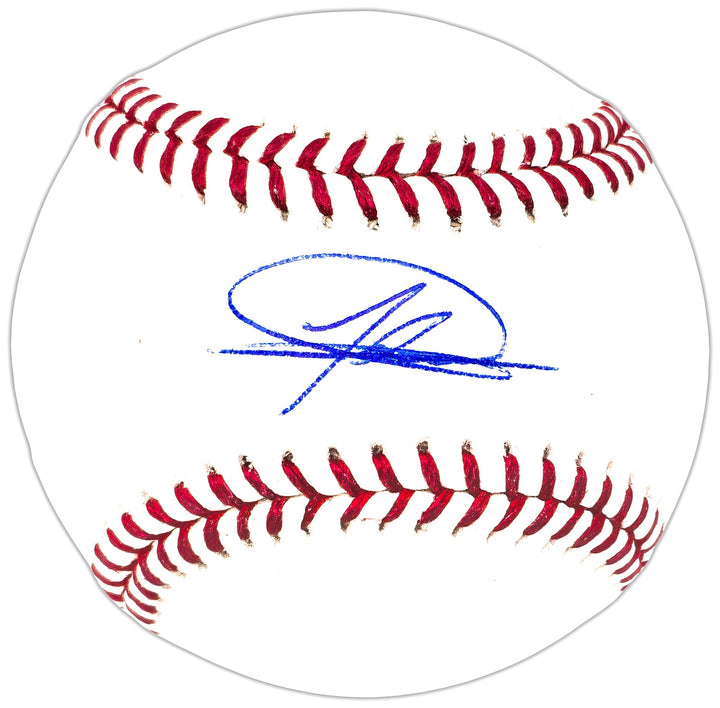 Jasson Dominguez Signed MLB Baseball New York Yankees Fanatics and MLB Holo