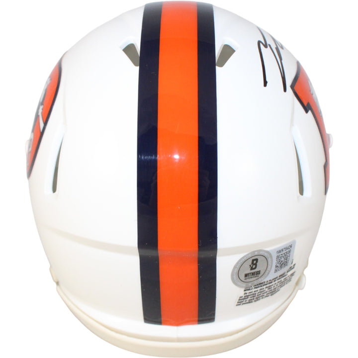 Talanoa Hufanga Autographed Denver Broncos 23 Alt Mini Helmet Beckett WIT 53452
