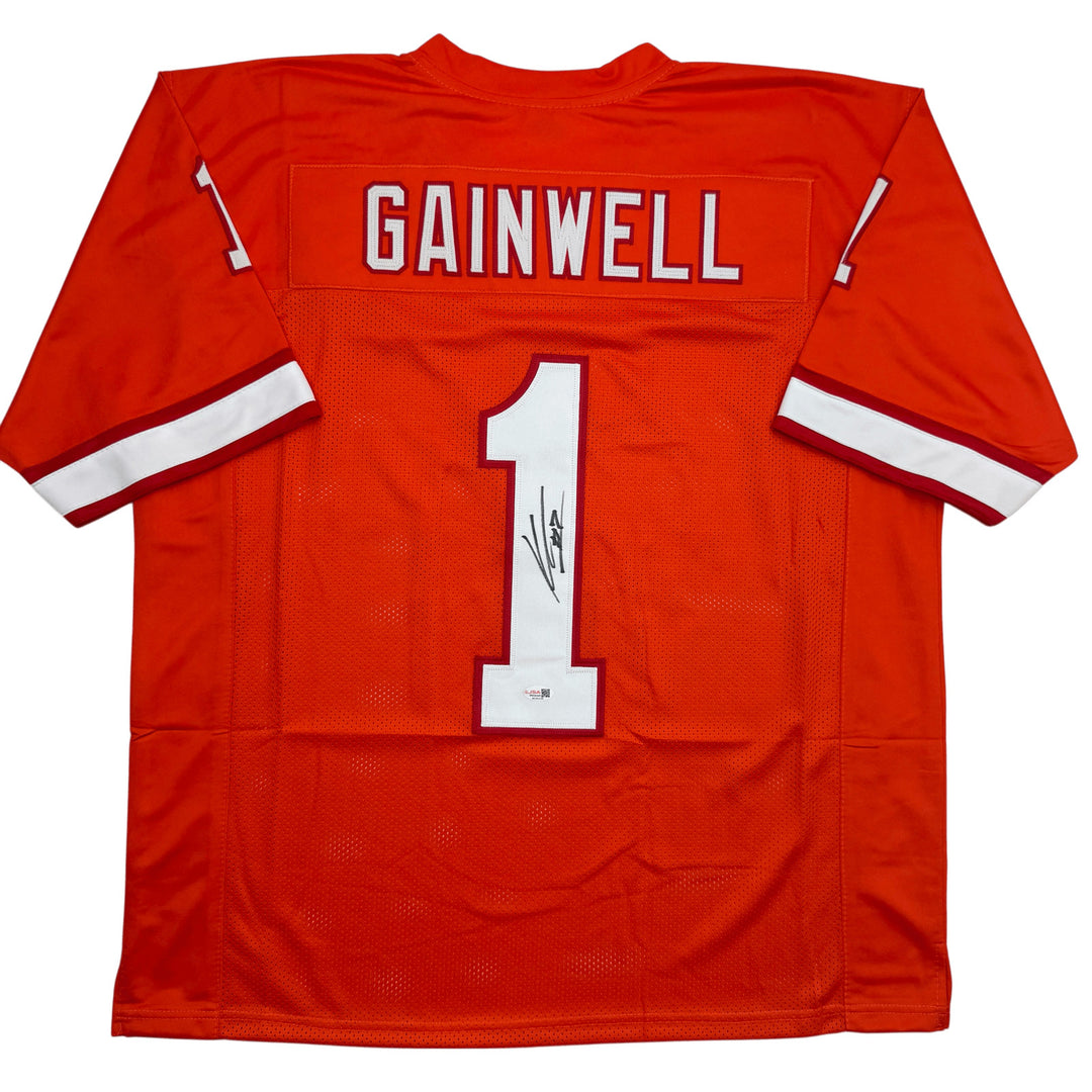 Autographed/Signed Kenneth Gainwell Tampa Bay Creamsicle Jersey JSA COA