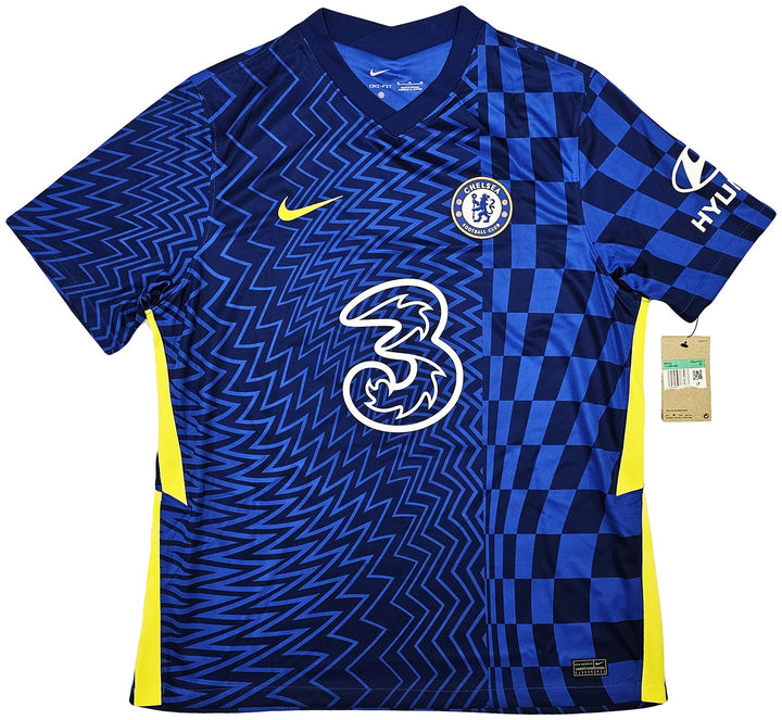 Chelsea F.C. Mason Mount Signed Blue Nike Jersey Size XL in Gold Beckett
