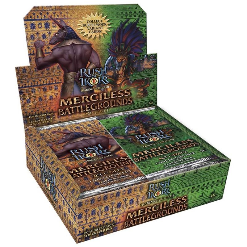 2025 Upper Deck Rush of Ikorr TCG Act1 Part2 Merciless Battlegrounds Booster Box