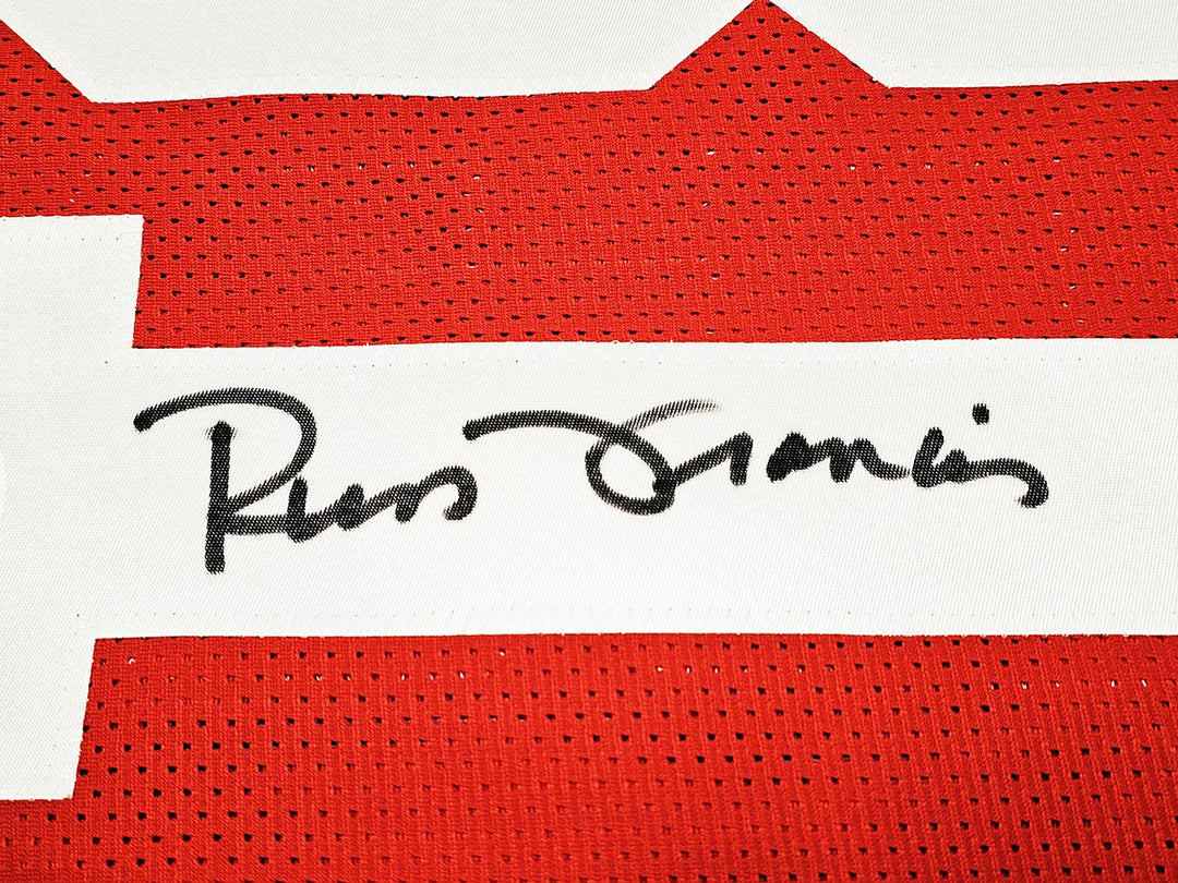San Francisco 49ers Russ Francis Autographed Signed Red Jersey PSA/DNA