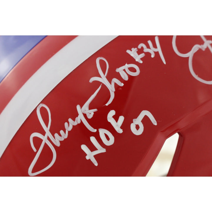 Kelly Thomas Reed Autographed Buffalo Bills Pro Helmet HOF Beckett Witness 50273
