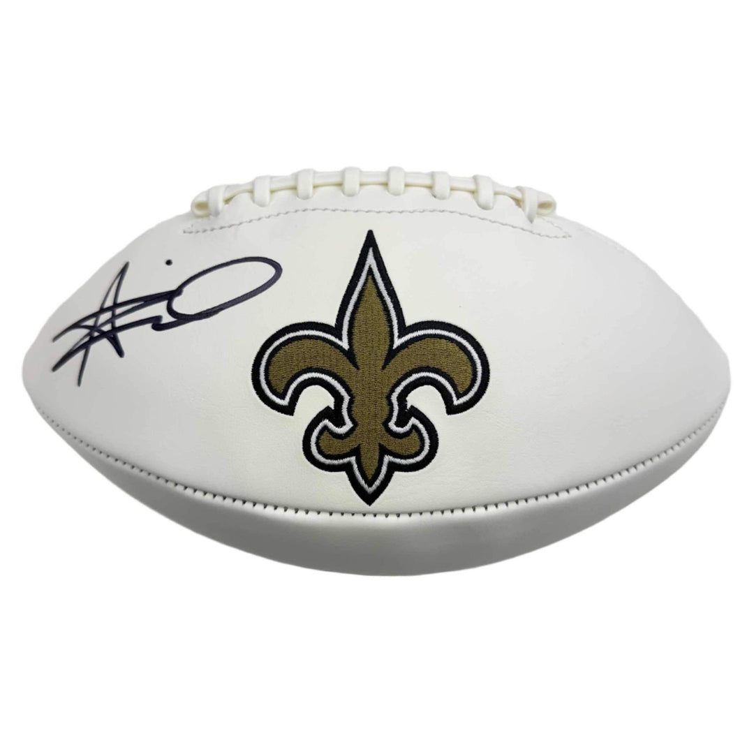 Autographed/Signed Alvin Kamara New Orleans Saints FS Football Beckett BAS COA
