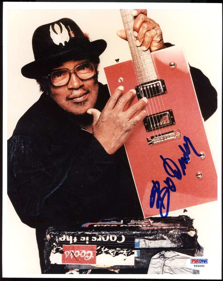 Bo Diddley PSA DNA Coa Signed 8x10 Photo Autograph