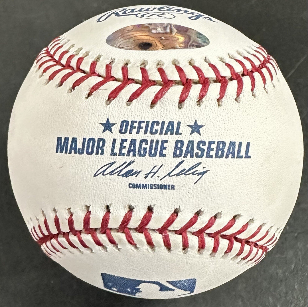 Tiki Barber Signed Official MLB Baseball NY Giants NYG #21 Autograph Steiner COA