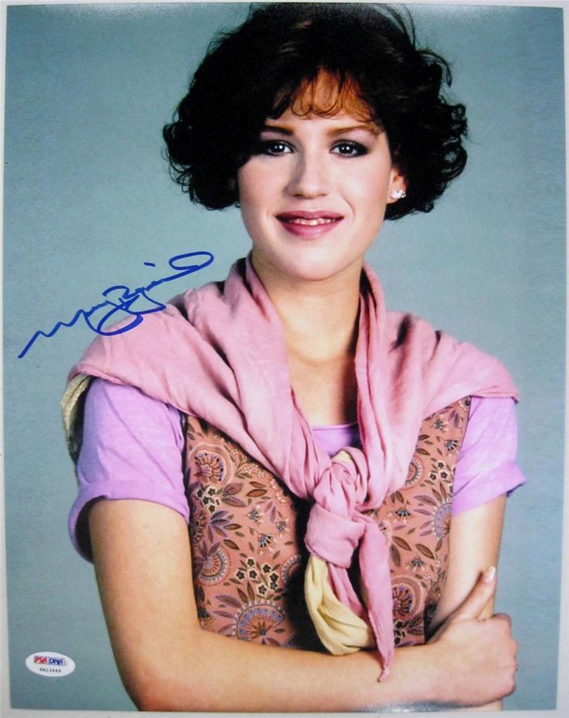 MOLLY RINGWALD Signed 11x14 The Breakfast Club Photo PSA ITP COA Autograph (D)