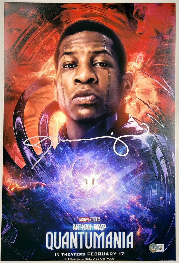 Jonathan Majors signed Kang Ant-Man 12x18 photo autograph (A) Beckett BAS Holo